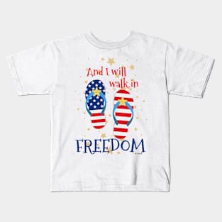 Walk in Freedom Kids T-Shirt